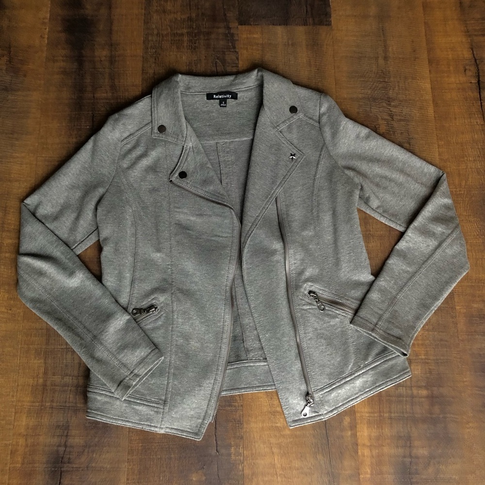 Soft Gery Bomber jacket